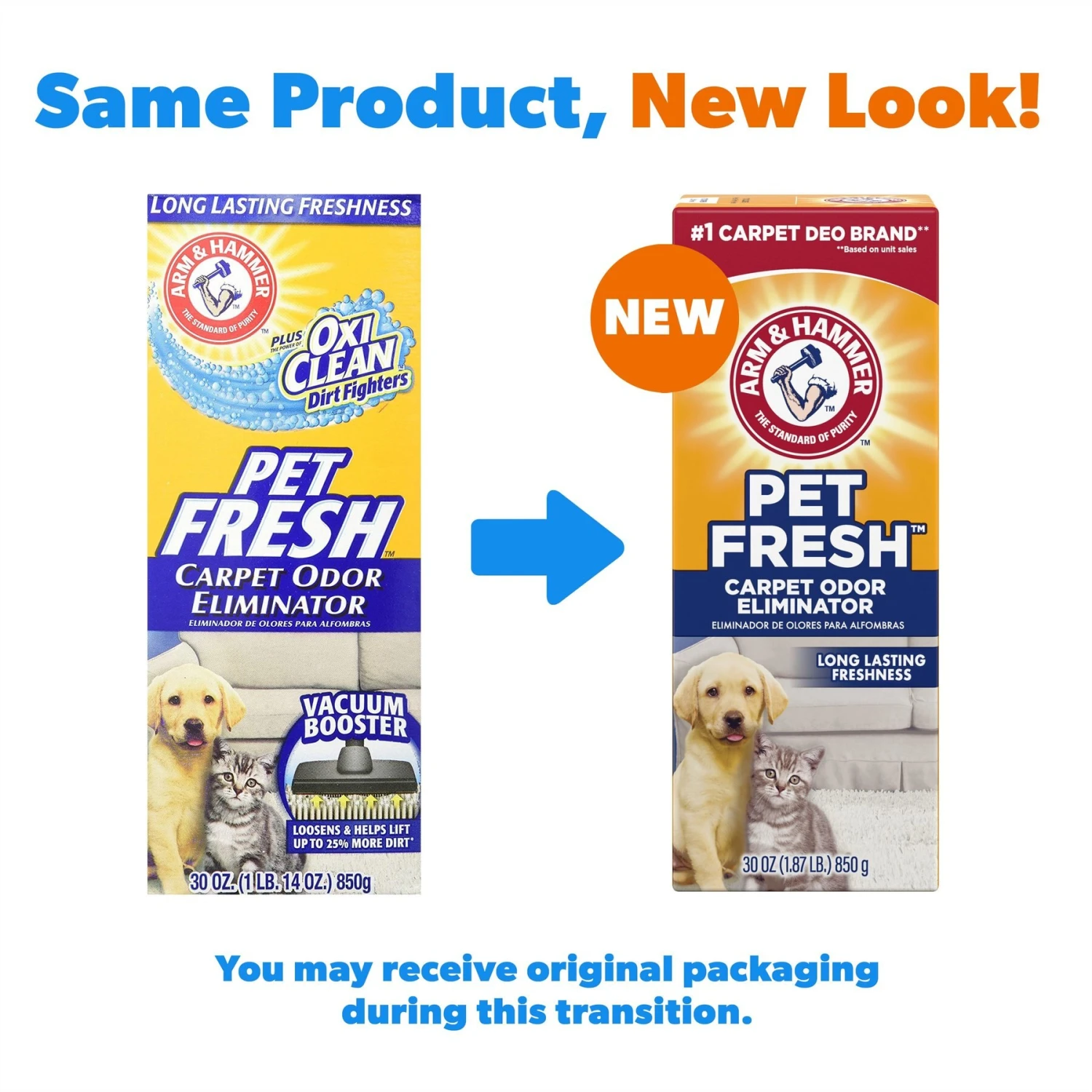 Arm & Hammer Litter Carpet & Room Pet Fresh Carpet Odor Eliminator, 30-oz 4 Arm & Hammer Litter Carpet & Room Pet Fresh Carpet Odor Eliminator, 30-oz - Image 2