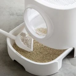 Hanamya Cat Front Entry Top Exit Cat Litter Box With Scoop, X-Large -Trixie || Catit || Nature's Miracle Shop 677158 PT4. AC SS1800 V1680728859