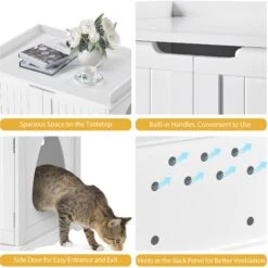 Yaheetech Litter Box Furniture Cat House -Trixie || Catit || Nature's Miracle Shop 677238 PT6. AC SS1800 V1687373959