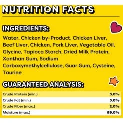 Temptations Creamy Puree With Beef Liver Lickable, Squeezable Cat Treat 16 Temptations Creamy Puree With Beef Liver Lickable, Squeezable Cat Treat -Trixie || Catit || Nature's Miracle Shop 691166 PT5. AC SS1800 V1703797860