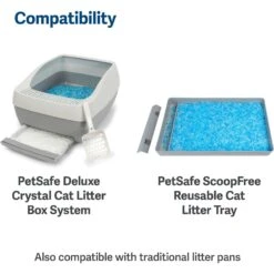 PetSafe ScoopFree Premium Crystal Litter 2-Pack & PetSafe ScoopFree Complete Reusable Litter Tray -Trixie || Catit || Nature's Miracle Shop 694158 PT4. AC SS1800 V1668549456