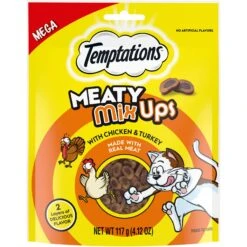 Temptations Meaty MixUps Chicken & Turkey Bites Soft & Chewy Cat Treats