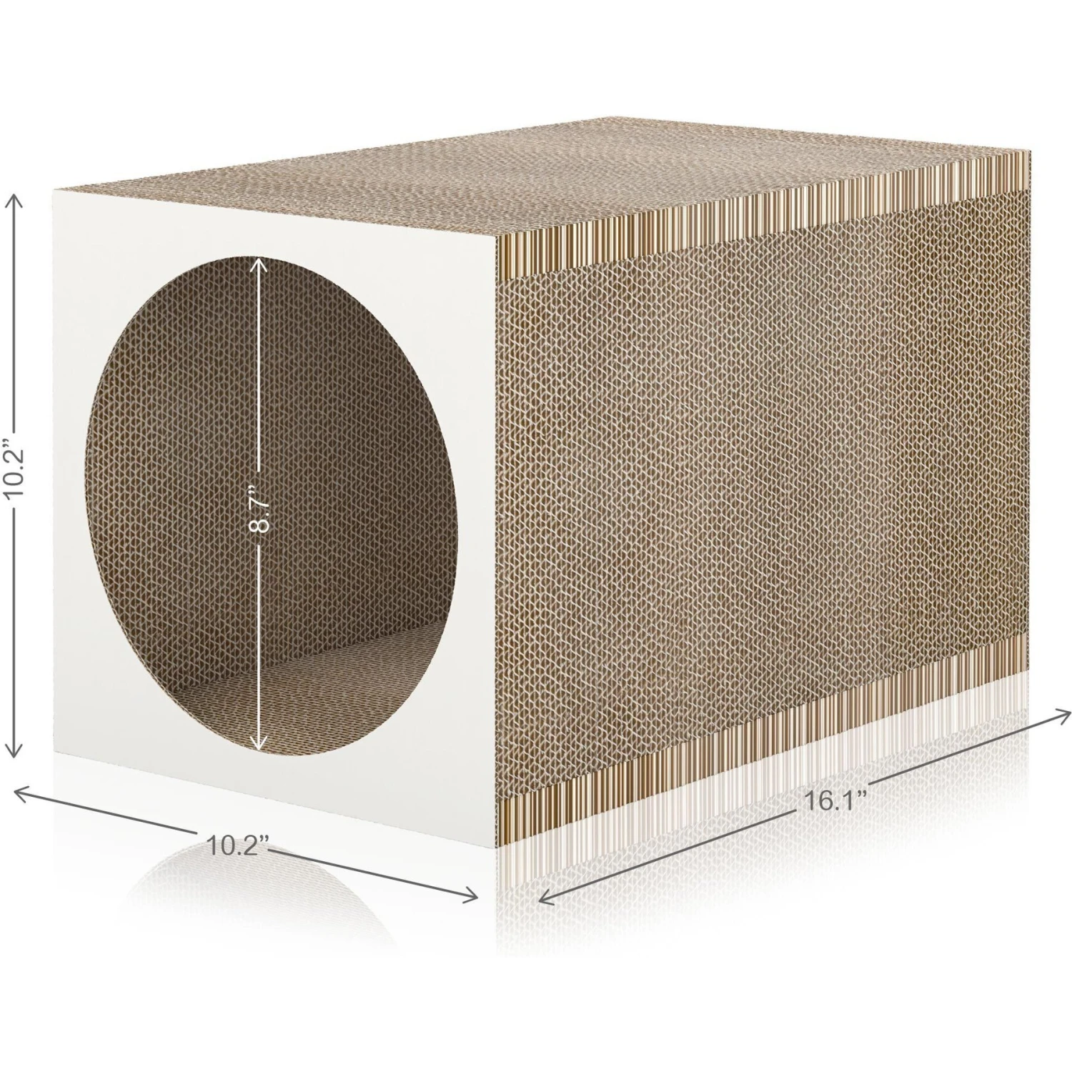 Way Basics Premium Tunnel Cat Scratcher, Medium 4 Way Basics Premium Tunnel Cat Scratcher, Medium - Image 2