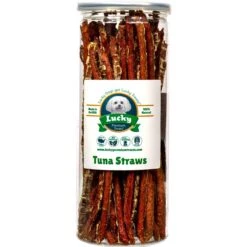 Lucky Premium Treats Tuna Jerky Straws Dog & Cat Treats