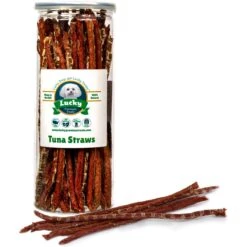 Lucky Premium Treats Tuna Jerky Straws Dog & Cat Treats -Trixie || Catit || Nature's Miracle Shop 700502 PT2. AC SS1800 V1668457328