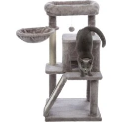 TRIXIE Pepito Cat Tree, Gray -Trixie || Catit || Nature's Miracle Shop 701614 PT2. AC SS1800 V1668547552
