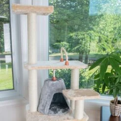 Armarkat 65-in Faux Fur Cat Tree & Condo -Trixie || Catit || Nature's Miracle Shop 70179 PT6. AC SS1800 V1678287538