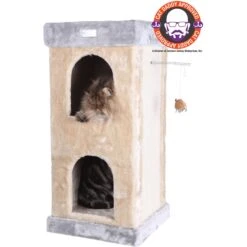 Armarkat 32-in Faux Fur Cat Condo -Trixie || Catit || Nature's Miracle Shop 70214 PT4. AC SS1800 V1582739507