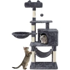 Yaheetech 3-Level Plush Cat Tree, Dark Gray, Medium 11 Yaheetech 3-Level Plush Cat Tree, Dark Gray, Medium -Trixie || Catit || Nature's Miracle Shop 705022 PT2. AC SS1800 V1668548198