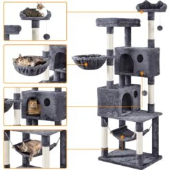 Yaheetech 73-in Multi-Level Cat Tree -Trixie || Catit || Nature's Miracle Shop 705038 PT3. AC SS1800 V1686153351