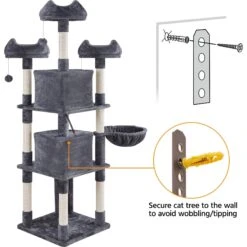 Yaheetech 76-in Multi-Level Cat Tree -Trixie || Catit || Nature's Miracle Shop 705062 PT8. AC SS1800 V1686153352