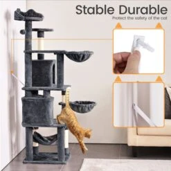Yaheetech 69-in 4-Level Plush Cat Tree -Trixie || Catit || Nature's Miracle Shop 705134 PT8. AC SS1800 V1686153899