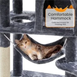 Yaheetech 71.5-in Tree With 2 Cozy Perches Cat Tree, Dark Grey, Large 11 Yaheetech 71.5-in Tree With 2 Cozy Perches Cat Tree, Dark Grey, Large -Trixie || Catit || Nature's Miracle Shop 705158 PT2. AC SS1800 V1668546018