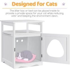 Yaheetech Box Furniture With Open Shelf Cat Litter Box 13 Yaheetech Box Furniture With Open Shelf Cat Litter Box -Trixie || Catit || Nature's Miracle Shop 705174 PT4. AC SS1800 V1687373904