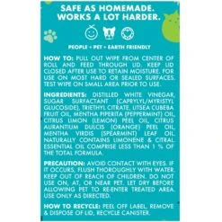 Aunt Fannie's Cleaning Vinegar Bright Lemon Scented Cat Wipes, 35 Count -Trixie || Catit || Nature's Miracle Shop 705326 PT1. AC SS1800 V1668201826