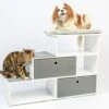 PetFusion Hybrid Cat Bookshelf & 3 Perches, White 2 PetFusion Hybrid Cat Bookshelf & 3 Perches, White -Trixie || Catit || Nature's Miracle Shop 710246 MAIN. AC SS1800 V1671724586