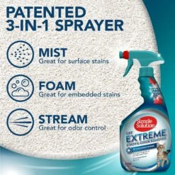 Simple Solution Extreme Cat Stain & Odor Remover -Trixie || Catit || Nature's Miracle Shop 71105 PT5. AC SS1800 V1588188053