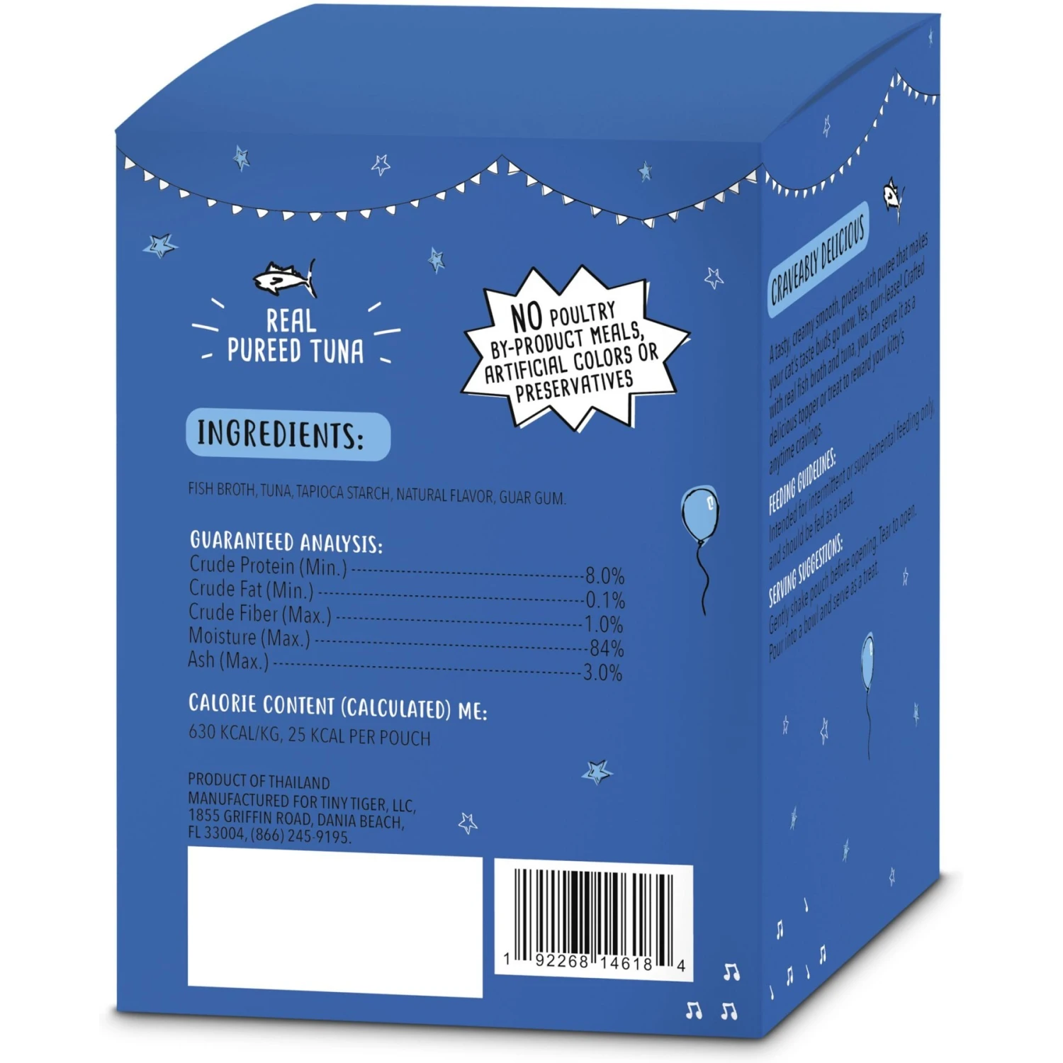 Tiny Tiger Lickables, Tuna Recipe, Bisque Cat Treat & Topper 4 Tiny Tiger Lickables, Tuna Recipe, Bisque Cat Treat & Topper - Image 2