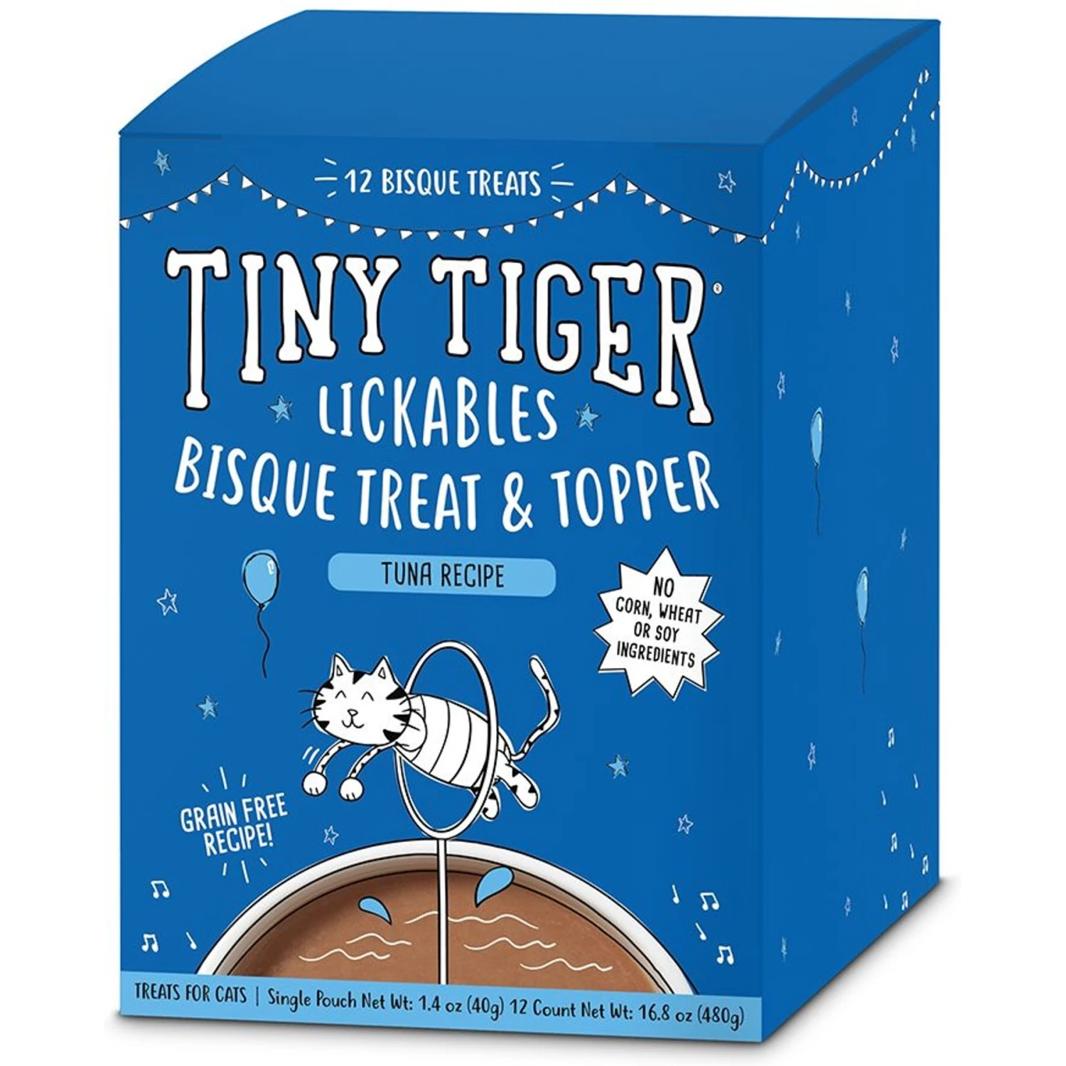 Tiny Tiger Lickables, Tuna Recipe, Bisque Cat Treat & Topper 10 Tiny Tiger Lickables, Tuna Recipe, Bisque Cat Treat & Topper - Image 8