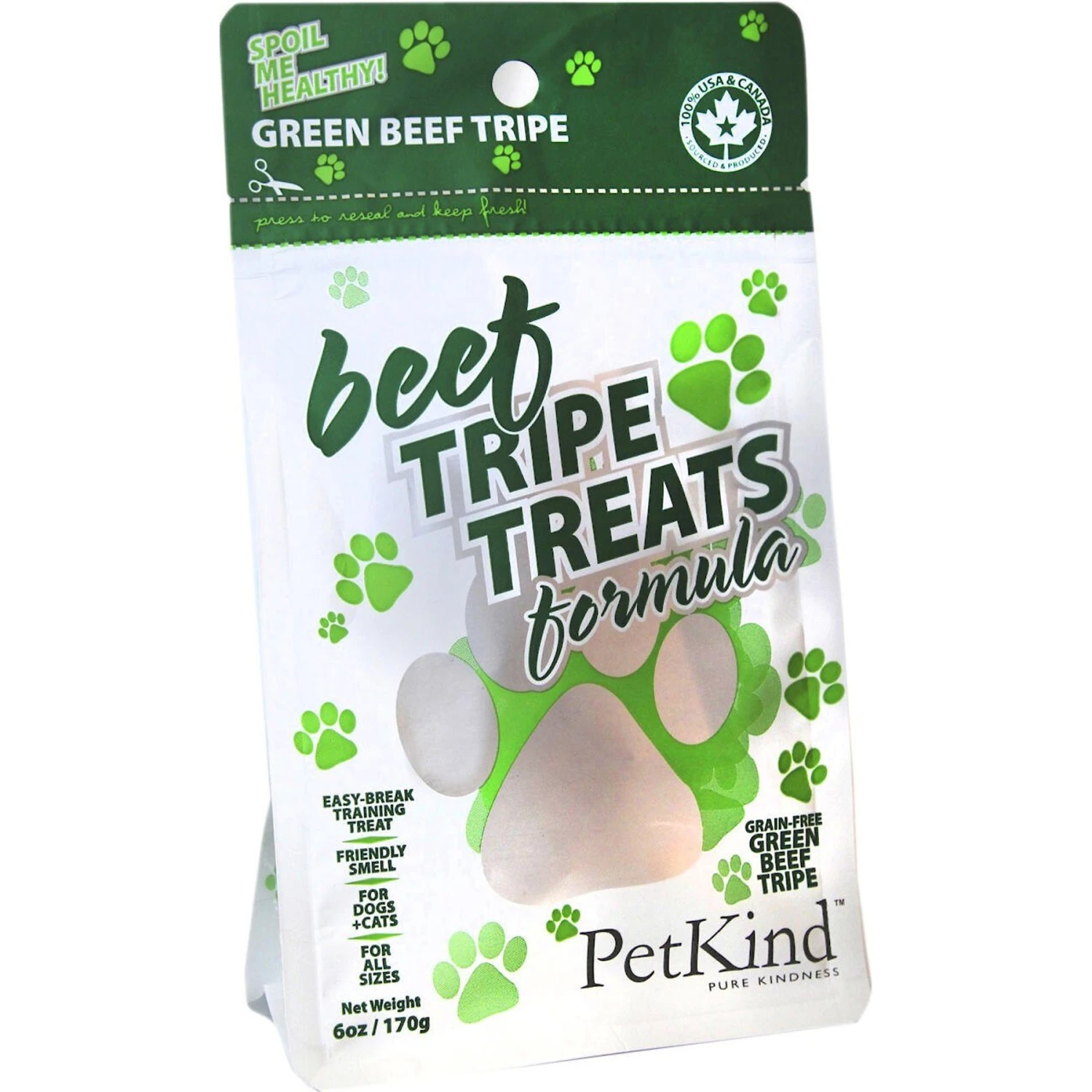 PetKind Green Beef Tripe Formula Grain-Free Dog & Cat Treats 3 PetKind Green Beef Tripe Formula Grain-Free Dog & Cat Treats
