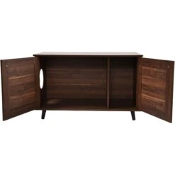 Sam's Pets Becky Box Enclosure End Table Cat Litter, Brown, Medium -Trixie || Catit || Nature's Miracle Shop 713035 PT1. AC SS1800 V1669239518