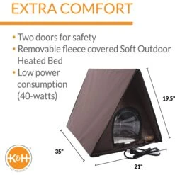 K&H Pet Products Outdoor Heated Multi-Kitty A-Frame House 11 K&H Pet Products Outdoor Heated Multi-Kitty A-Frame House -Trixie || Catit || Nature's Miracle Shop 72246 PT1. AC SS1800 V1678737265