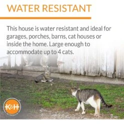 K&H Pet Products Outdoor Heated Multi-Kitty A-Frame House 12 K&H Pet Products Outdoor Heated Multi-Kitty A-Frame House -Trixie || Catit || Nature's Miracle Shop 72246 PT2. AC SS1800 V1678737836