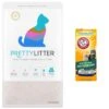 PrettyLitter Health Monitoring Cat Litter & Arm & Hammer Litter Cat Litter Deodorizer Powder