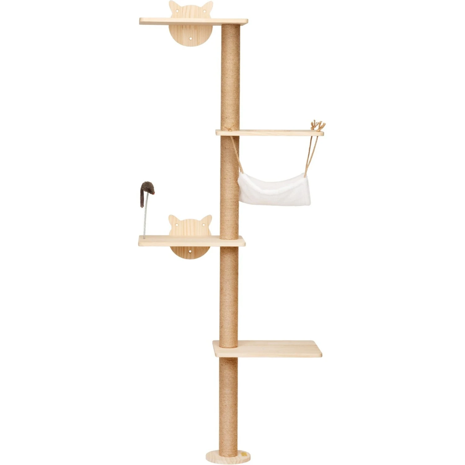 Coziwow 69-in Wall Mounted Shelf Climbing Cat Tree 5 Coziwow 69-in Wall Mounted Shelf Climbing Cat Tree - Image 3