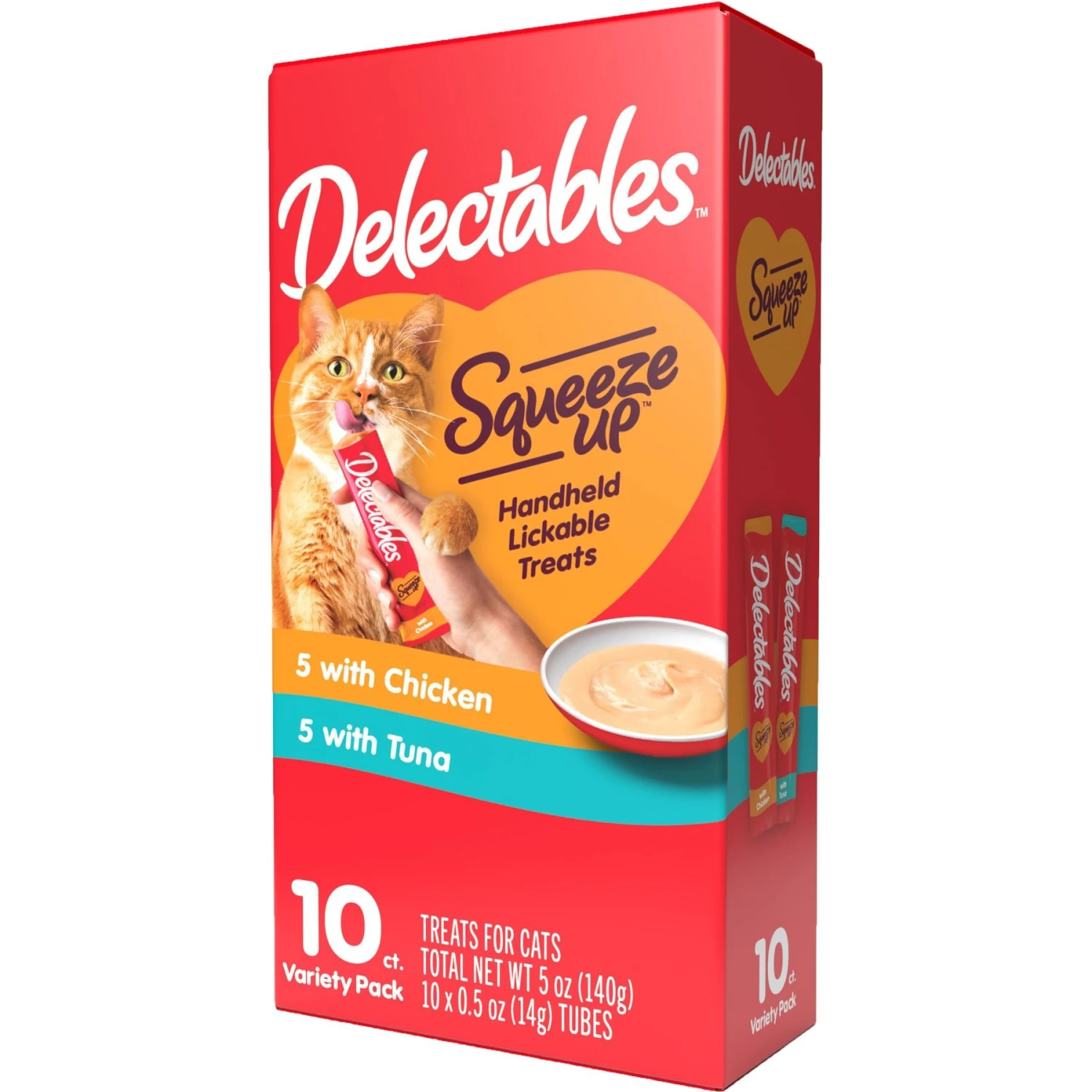Hartz Delectables Squeeze Up Variety Pack Lickable Cat Treats & Hartz Delectables Stew Variety Pack Lickable Cat Treats 4 Hartz Delectables Squeeze Up Variety Pack Lickable Cat Treats & Hartz Delectables Stew Variety Pack Lickable Cat Treats - Image 2
