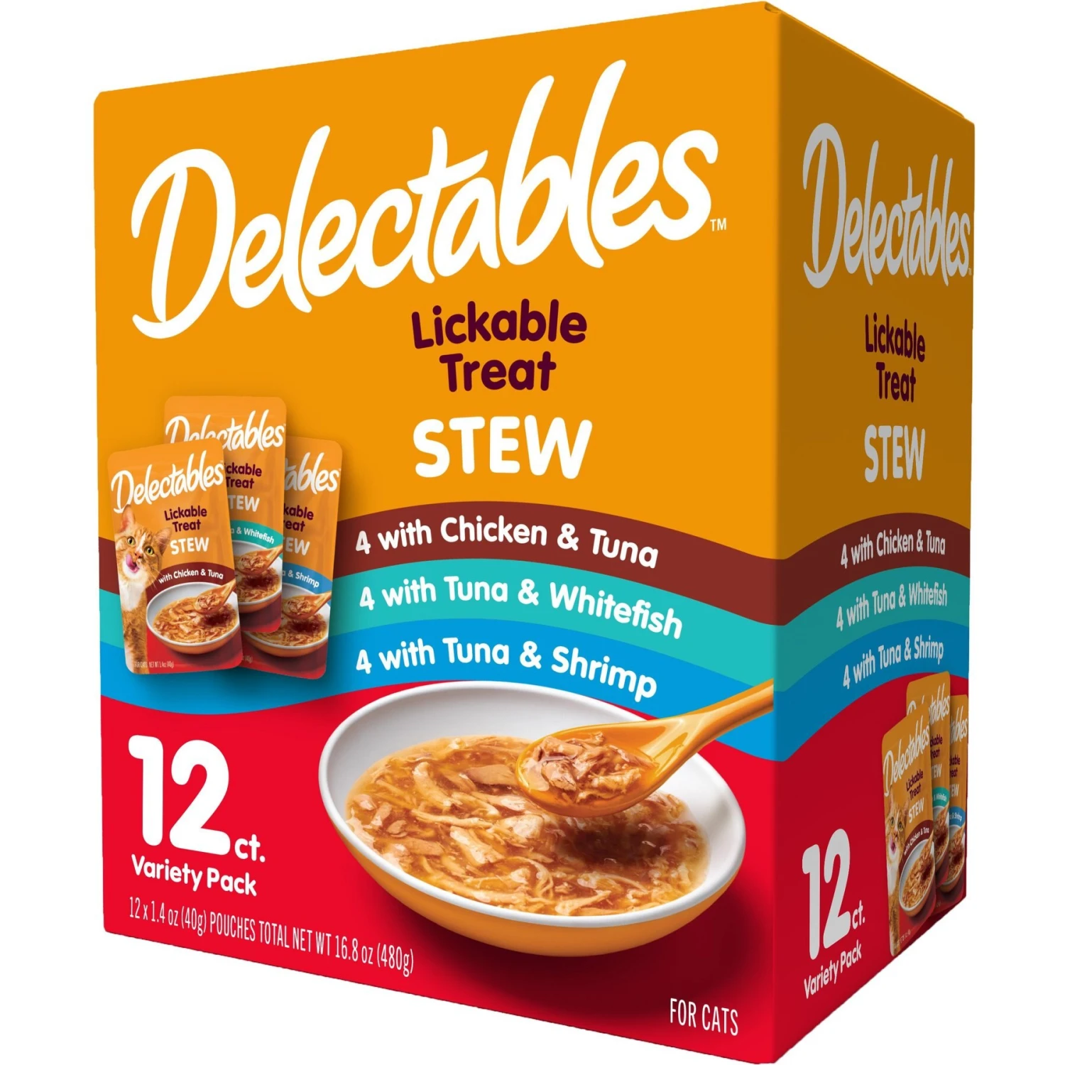Hartz Delectables Squeeze Up Variety Pack Lickable Cat Treats & Hartz Delectables Stew Variety Pack Lickable Cat Treats 8 Hartz Delectables Squeeze Up Variety Pack Lickable Cat Treats & Hartz Delectables Stew Variety Pack Lickable Cat Treats - Image 6