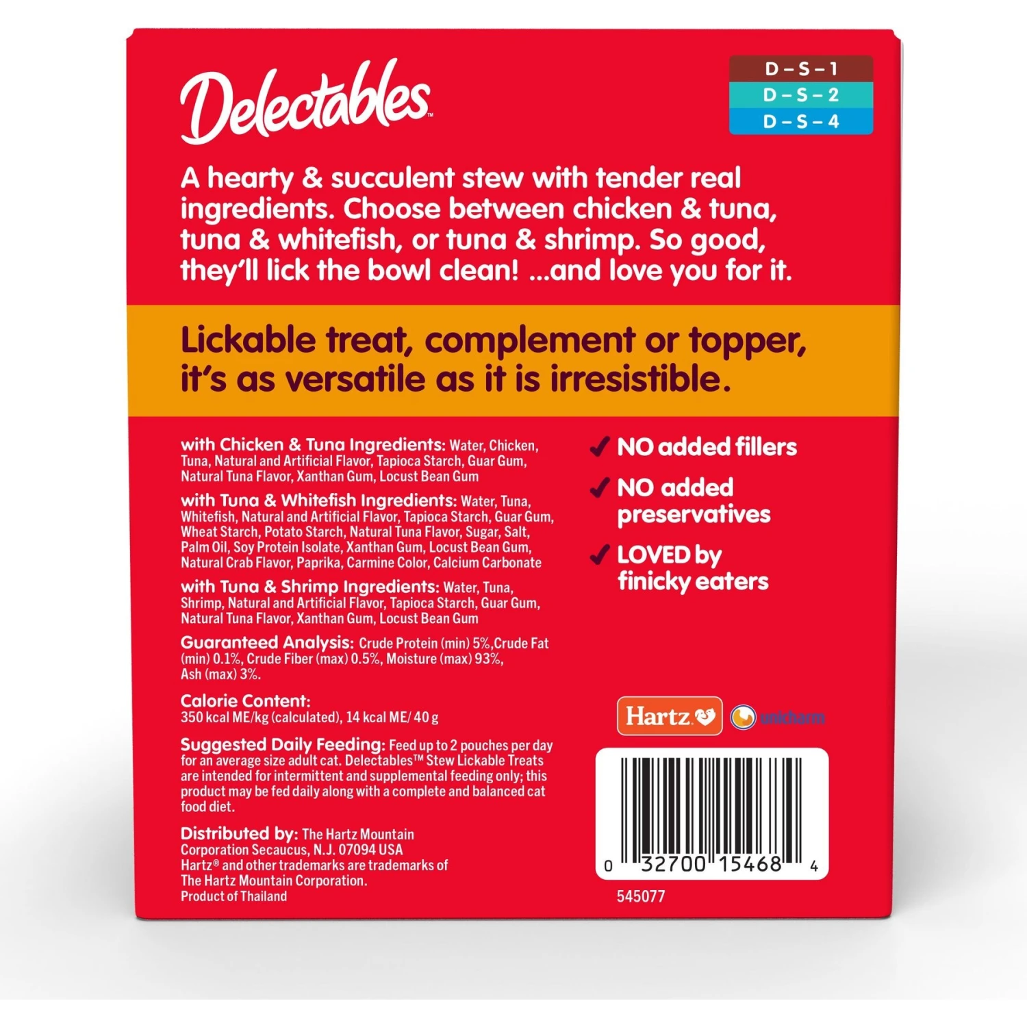 Hartz Delectables Squeeze Up Variety Pack Lickable Cat Treats & Hartz Delectables Stew Variety Pack Lickable Cat Treats 9 Hartz Delectables Squeeze Up Variety Pack Lickable Cat Treats & Hartz Delectables Stew Variety Pack Lickable Cat Treats - Image 7