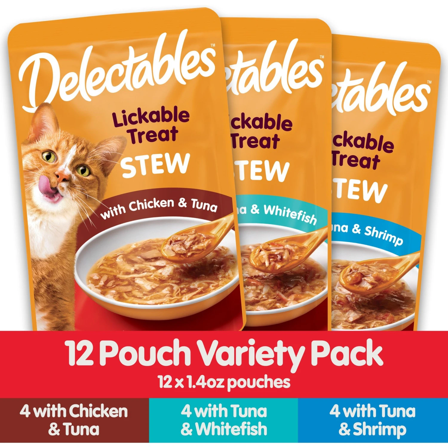 Hartz Delectables Squeeze Up Variety Pack Lickable Cat Treats & Hartz Delectables Stew Variety Pack Lickable Cat Treats 10 Hartz Delectables Squeeze Up Variety Pack Lickable Cat Treats & Hartz Delectables Stew Variety Pack Lickable Cat Treats - Image 8
