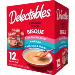 Hartz Delectables Bisque Variety Pack Lickable Cat Treats & Hartz Delectables Squeeze Up Variety Pack Lickable Cat Treats, 0.5-oz Tube -Trixie || Catit || Nature's Miracle Shop 737414 PT1. AC SS1800 V1670880728