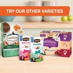 Rachael Ray Nutrish Wheelies Salmon Cat Treats, 12 Count -Trixie || Catit || Nature's Miracle Shop 739046 PT5. AC SS1800 V1670943046