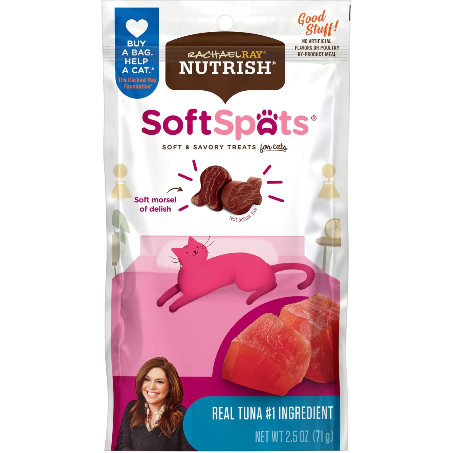 Rachael Ray Nutrish Soft Spots Tuna Cat Treats 3 Rachael Ray Nutrish Soft Spots Tuna Cat Treats