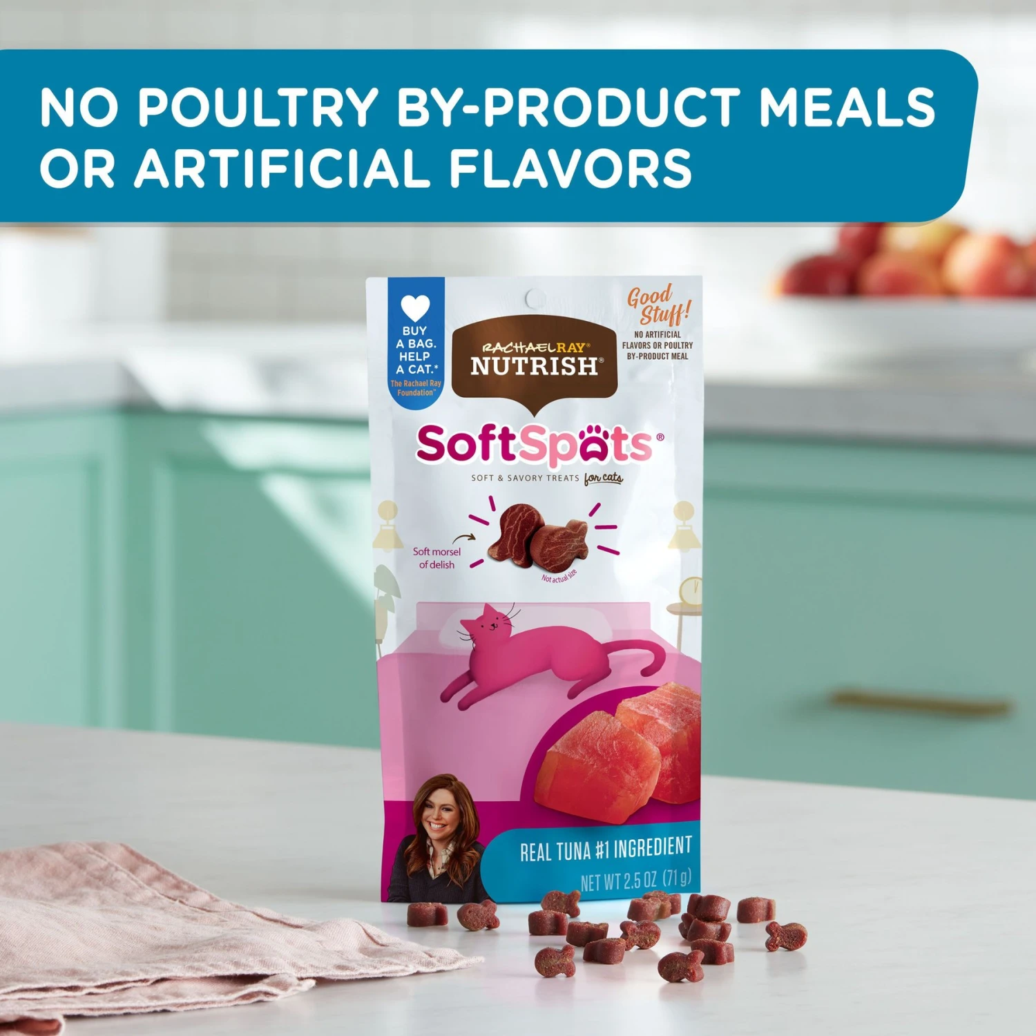Rachael Ray Nutrish Soft Spots Tuna Cat Treats 6 Rachael Ray Nutrish Soft Spots Tuna Cat Treats - Image 4