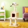 Go Pet Club 45-in Faux Fur Cat Tree & Condo -Trixie || Catit || Nature's Miracle Shop 74000 MAIN. AC SS1800 V1569621582