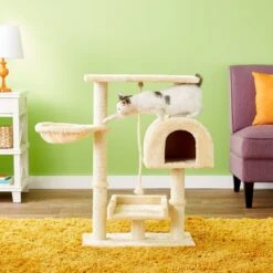 Go Pet Club 36-in Faux Fur Cat Tree & Condo -Trixie || Catit || Nature's Miracle Shop 74008 PT8. AC SS1800 V1504634839