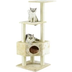 Go Pet Club 51-in Faux Fur Cat Tree & Condo -Trixie || Catit || Nature's Miracle Shop 74027 PT2. AC SS1800 V1702056708