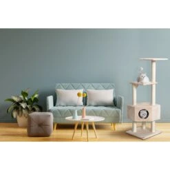 Go Pet Club 51-in Faux Fur Cat Tree & Condo -Trixie || Catit || Nature's Miracle Shop 74027 PT4. AC SS1800 V1702056763