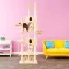 Go Pet Club 106-in Floor-to-Ceiling Faux Fur Cat Tree & Condo -Trixie || Catit || Nature's Miracle Shop 74051 MAIN. AC SS1800 V1569621039