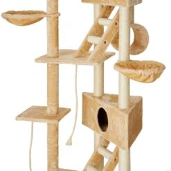 Go Pet Club 106-in Floor-to-Ceiling Faux Fur Cat Tree & Condo -Trixie || Catit || Nature's Miracle Shop 74051 PT2. AC SS1800 V1500384638