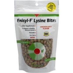 Vetoquinol Enisyl-F Lysine Bites Chicken & Liver Flavored Immune Supplement For Cats