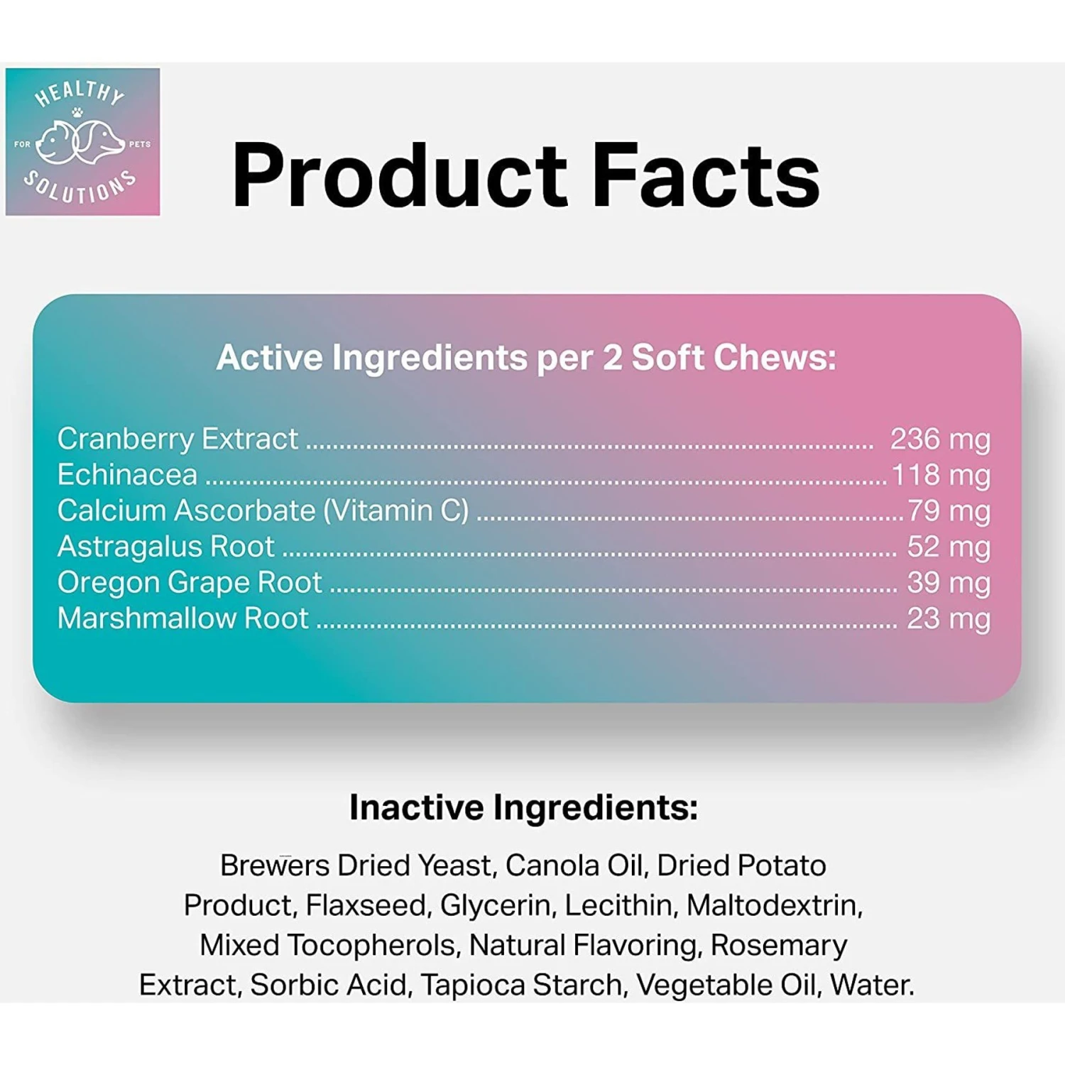 Healthy Solutions For Pets Cranberry Urinary & Kidney Supplement For Cats, 60 Count 7 Healthy Solutions For Pets Cranberry Urinary & Kidney Supplement For Cats, 60 Count - Image 5