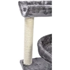 Cat Craft 3 Tier Plush Scratch & Lounge Cat Tree Habitat, Grey, Medium -Trixie || Catit || Nature's Miracle Shop 744702 PT6. AC SS1800 V1689974246
