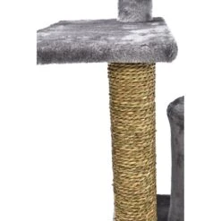 Cat Craft Level Up 5 Tier Plush & Seagrass Activity Cat Tree Habitat, Gray, Large -Trixie || Catit || Nature's Miracle Shop 744718 PT4. AC SS1800 V1689974905