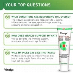 Vetoquinol Viralys Gel Immune Supplement For Cats 12 Vetoquinol Viralys Gel Immune Supplement For Cats -Trixie || Catit || Nature's Miracle Shop 74642 PT4. AC SS1800 V1557422519