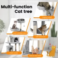 Yaheetech 70.5-inch Multi Level Sisal Cat Tree -Trixie || Catit || Nature's Miracle Shop 746934 PT3. AC SS1800 V1671647384