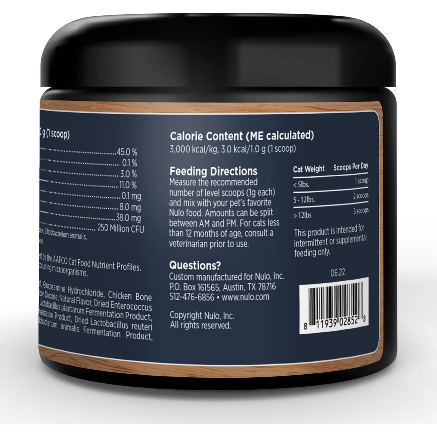 Nulo Functional Healthy Weight & Joint Powder Supplement For Cats, 4.23-oz 4 Nulo Functional Healthy Weight & Joint Powder Supplement For Cats, 4.23-oz - Image 2